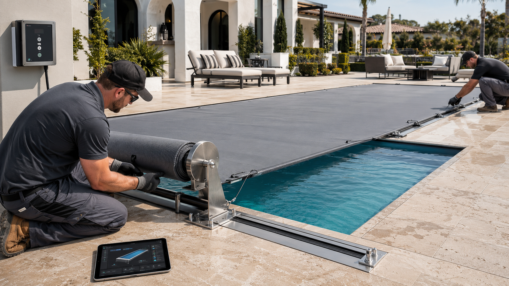 Pool Cover Installation in Abu Dhabi - swimming pool service 28