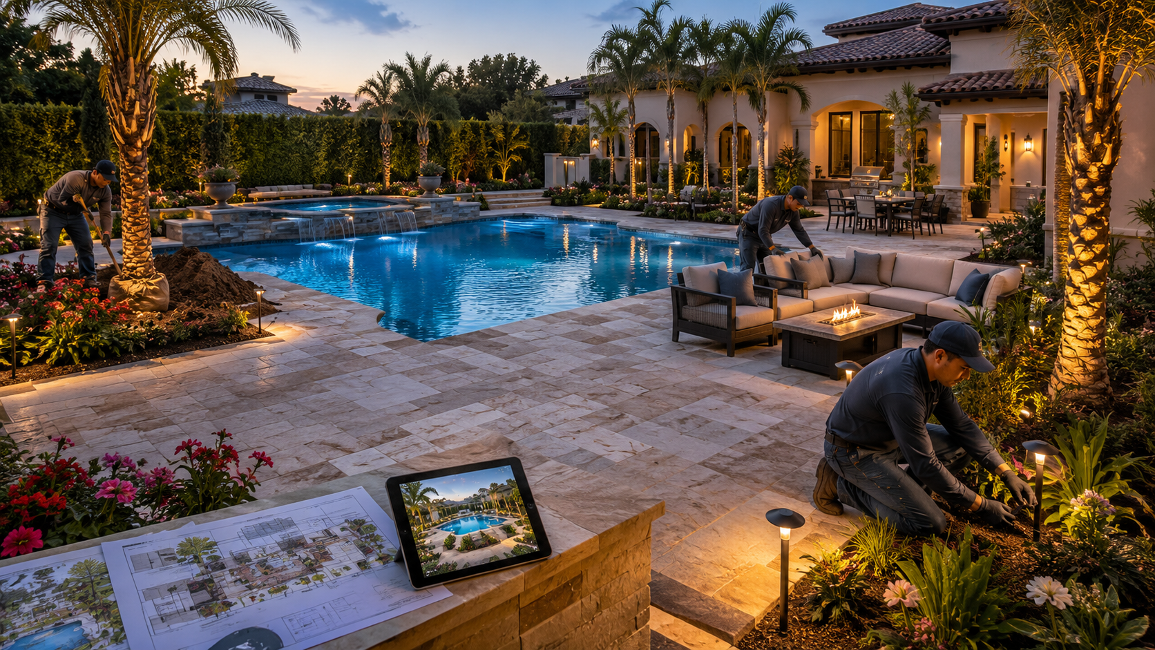 Pool Landscaping in Abu Dhabi - swimming pool service 30